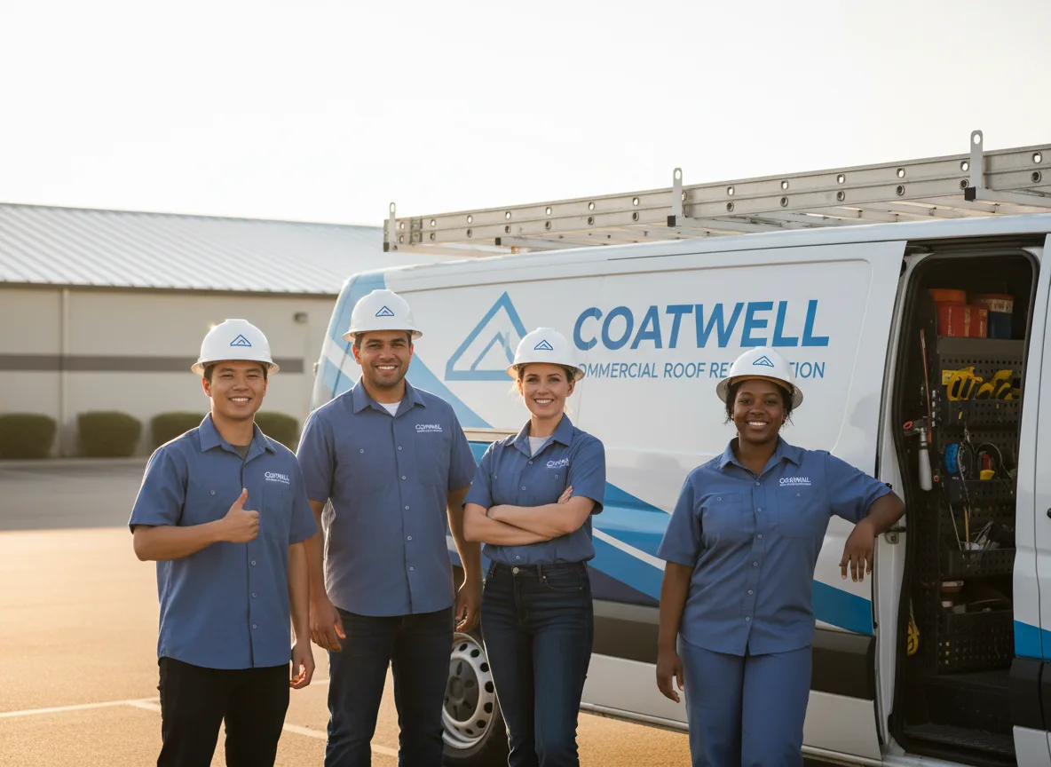 Commercial roof coating company in Tuscola, IL